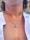 Round Black Pendant Chain